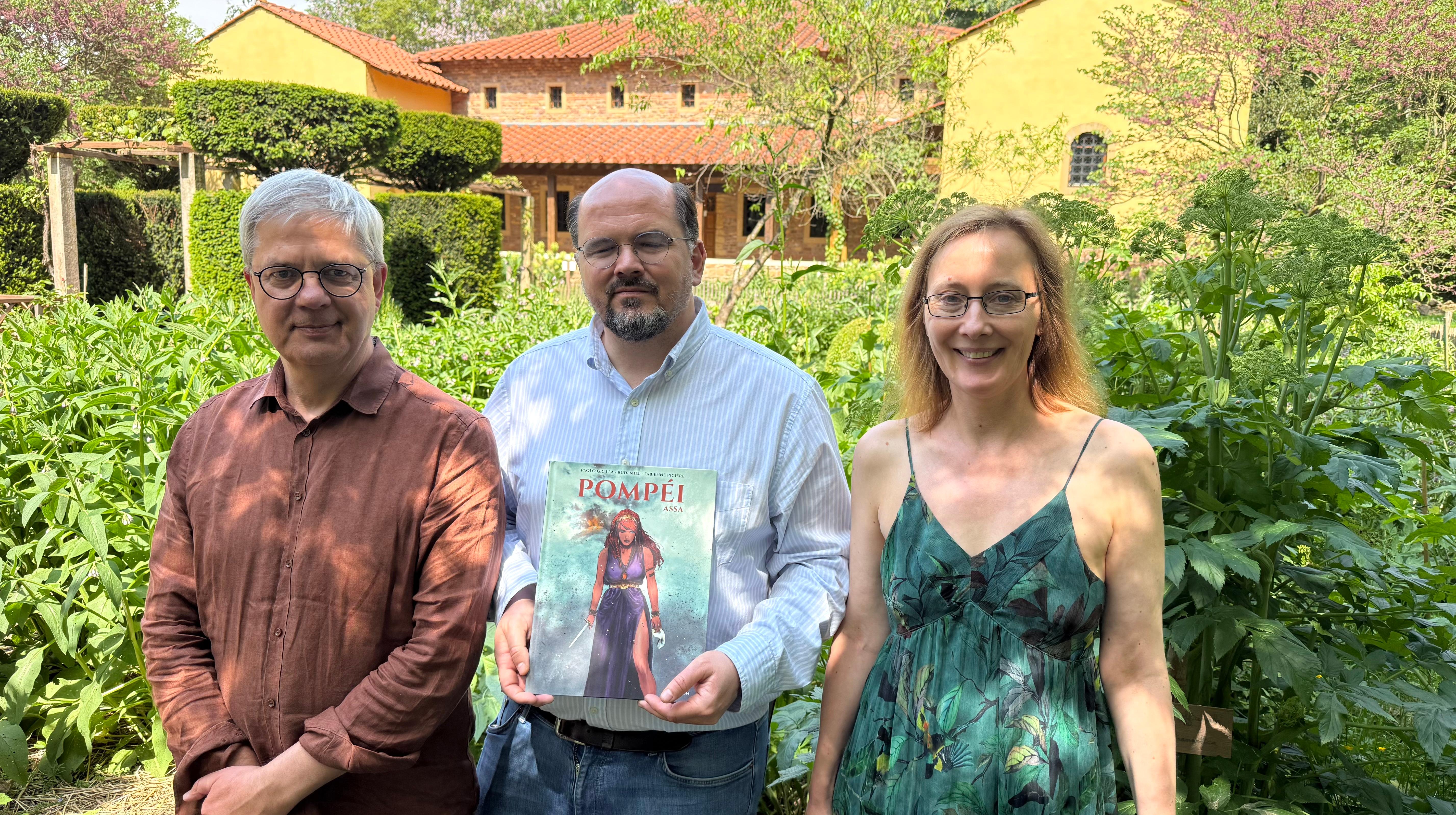 Le scénariste Frasnois, Rudi Miel co-signe un premier tome sur Pompéi