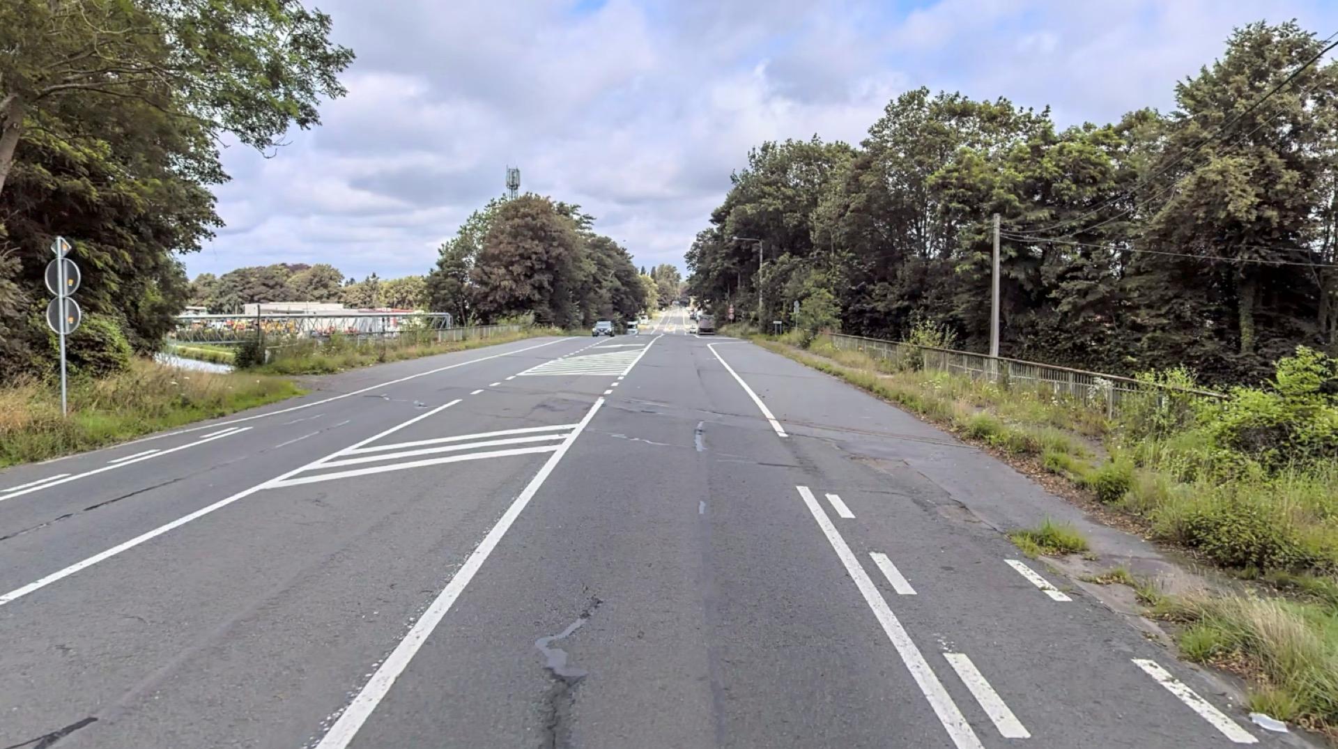 Grandglise : le pont de la N50 surplombant le canal Blaton - Ath en travaux pendant 5 mois