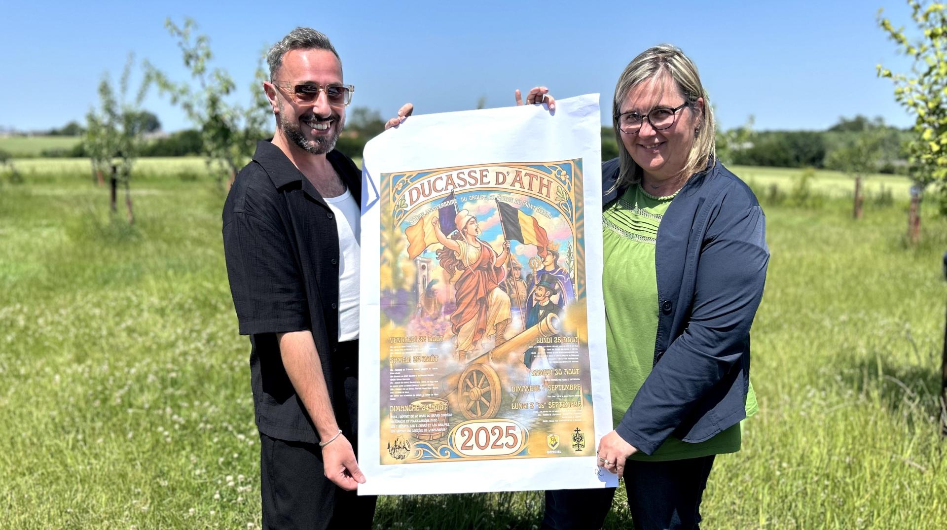 Découvrez l’affiche de la Ducasse d’Ath 2025