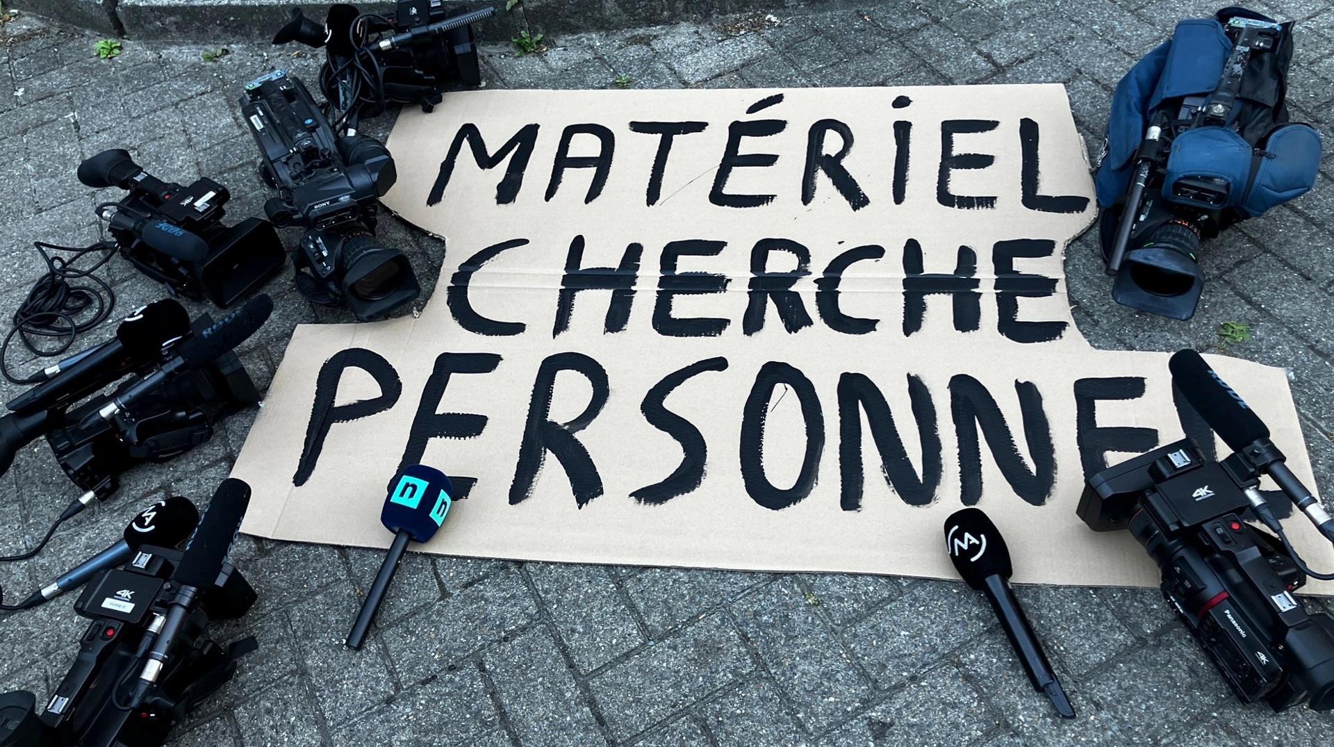 Le personnel des médias de proximité a manifesté son opposition au projet de réforme de Jacqueline Galant