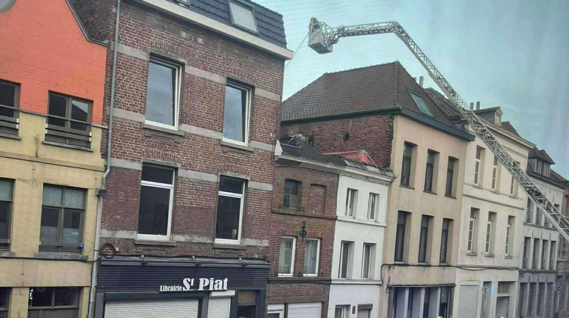 Tournai : un incendie ravage deux habitations dans le quartier Saint-Piat