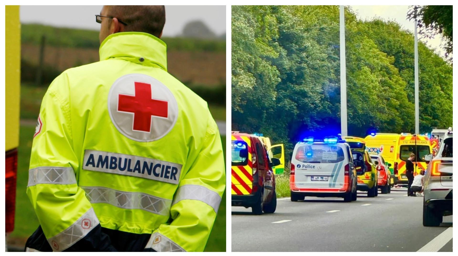 Antoing :  deux personnes grièvement blessées dans un accident de la route sur la chaussée de la Sucrerie