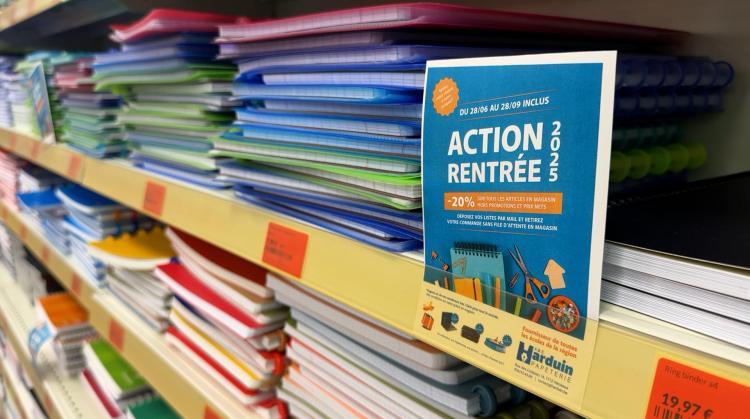 Rentrée scolaire : la papeterie Harduin au service des écoles depuis plus de 50 ans