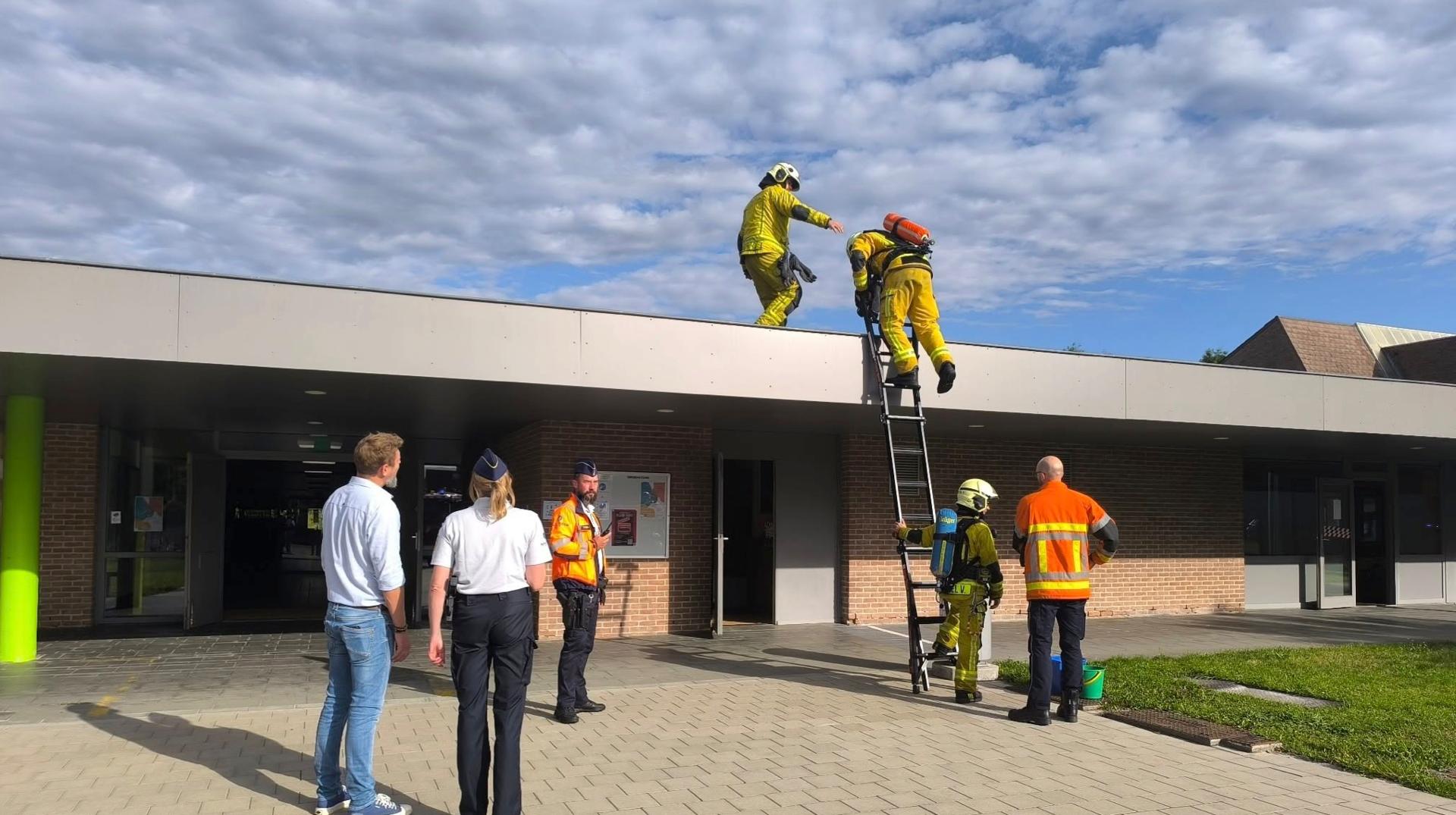 Mouscron : l'école Saint-Exupéry touchée par un incendie