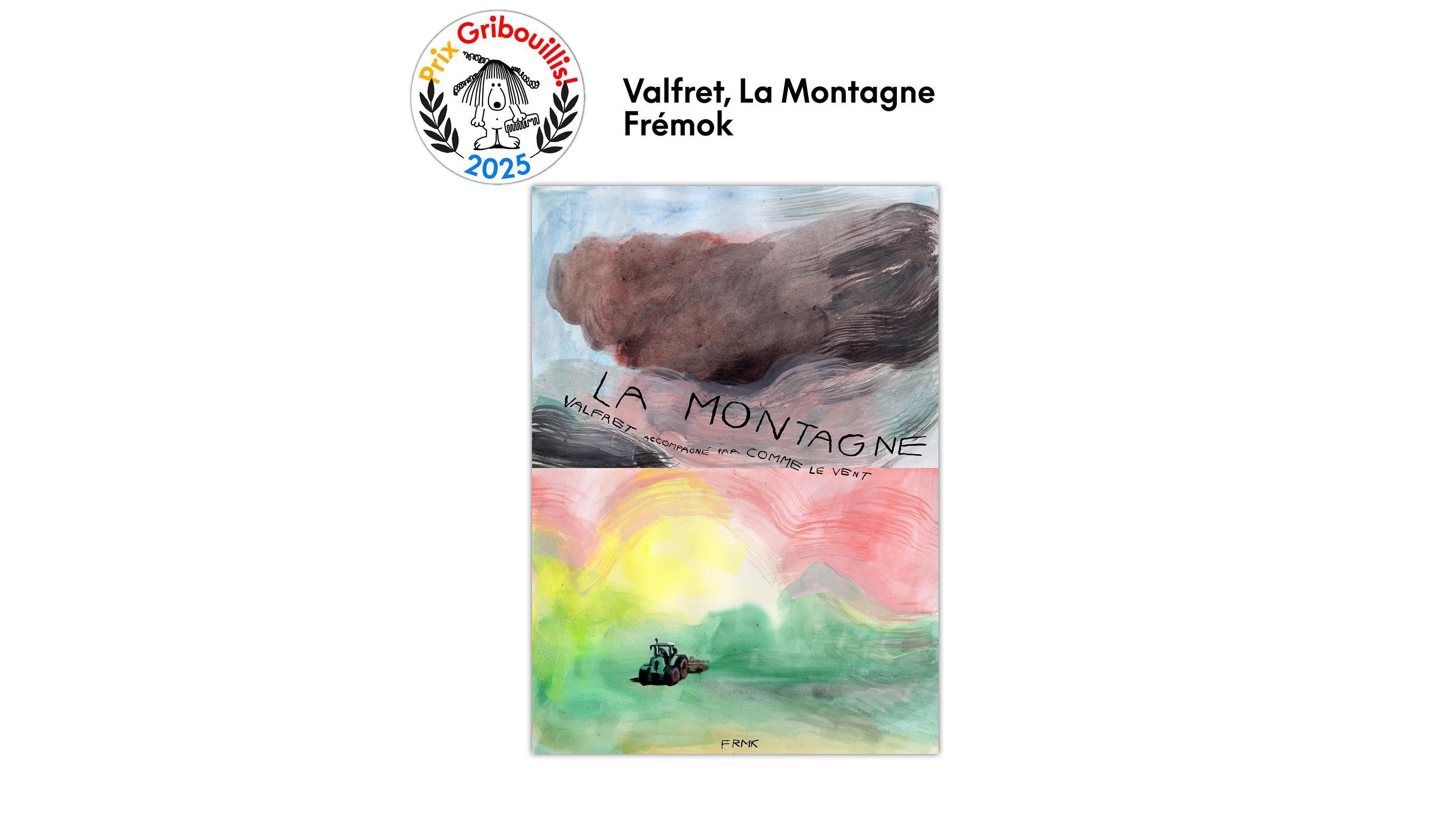Valfret remporte le prix BD du Festival Gribouillis pour « La montagne »