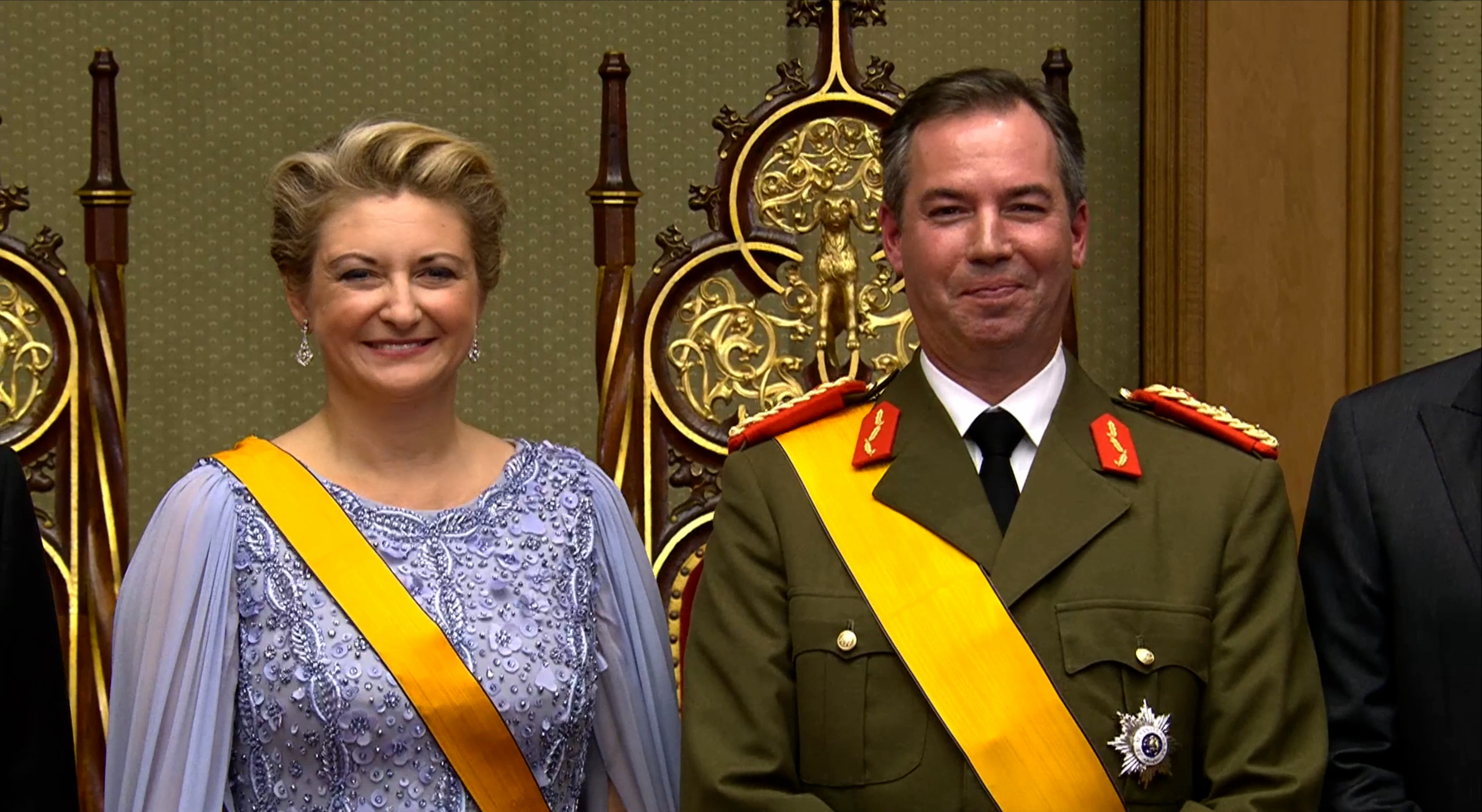 Le Grand-Duc Guillaume et la Grande-Duchesse Stéphanie sont les nouveaux souverains du Luxembourg