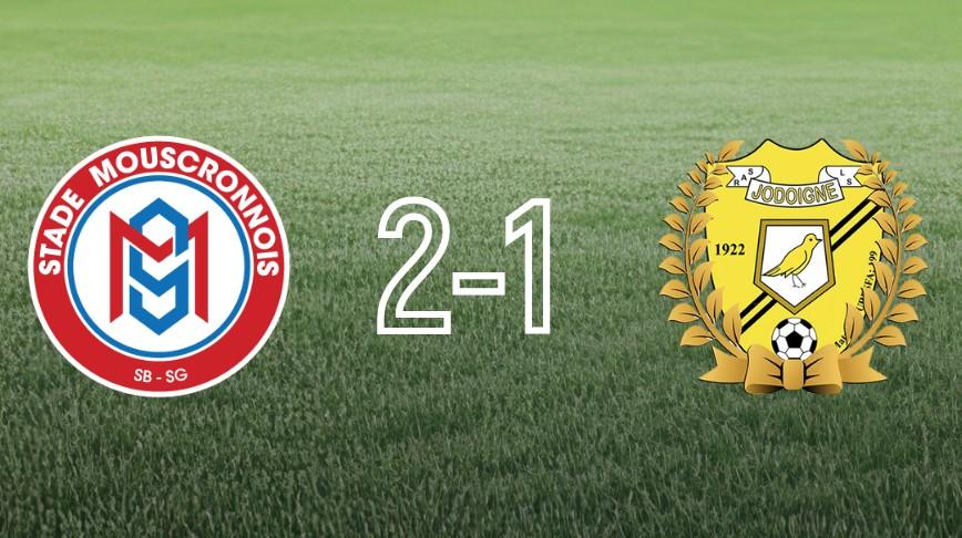 Football D3 ACFF A : le Stade Mouscronnois se fait peur mais assure contre Jodoigne (2-1)
