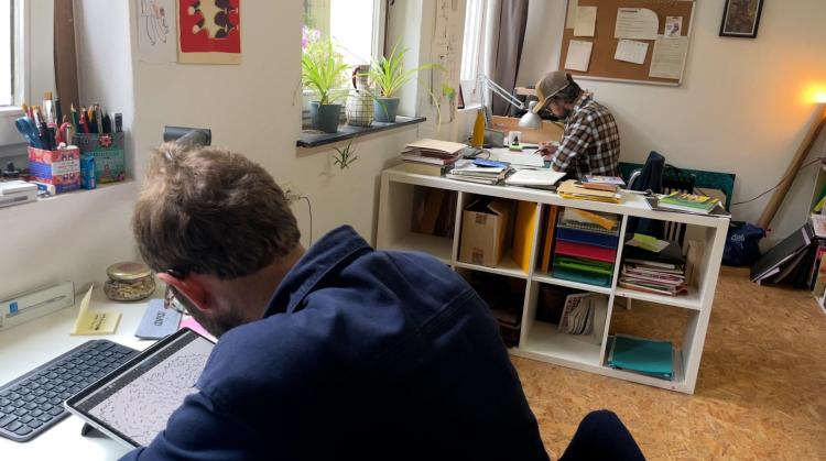 Tournai : auteurs, coloristes et dessinateurs de BD, le difficile équilibre pour vivre de sa passion