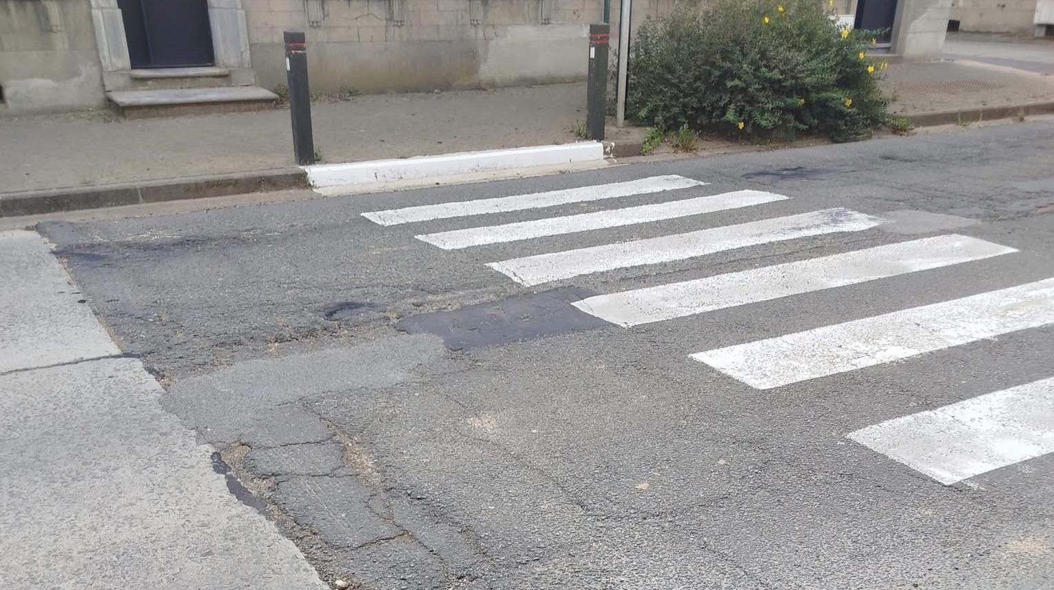 Frasnes : les passages pour piétons de la rue Léon Desmottes bientôt tous refaits ?