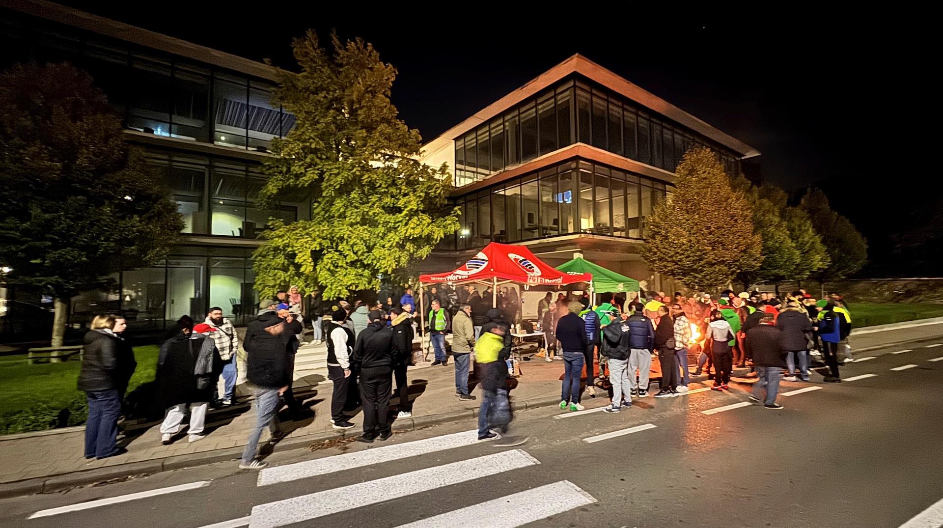 Le blocage se poursuit chez Clarebout