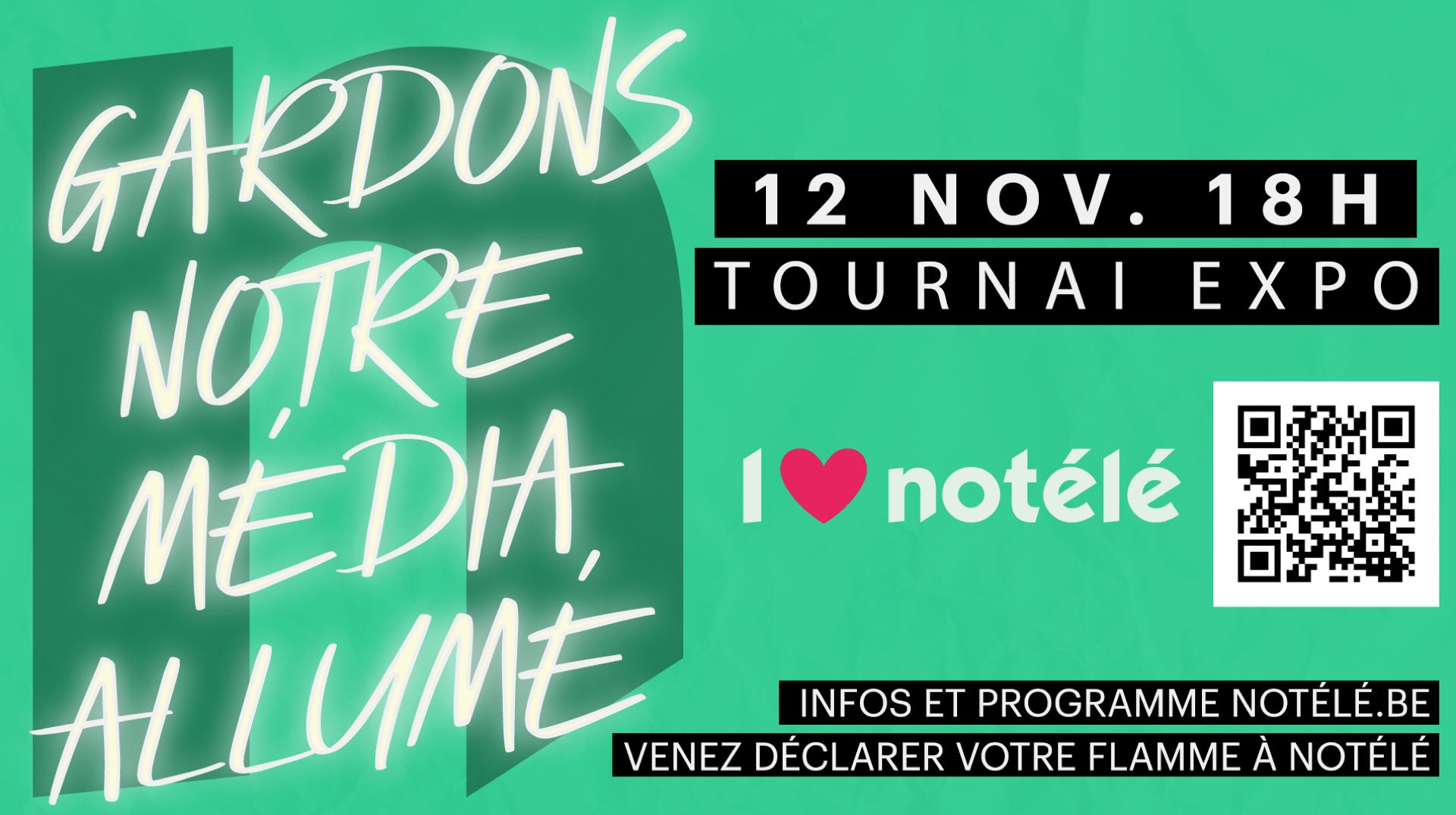Le 12 novembre, Tournai Expo s'enflamme pour notélé