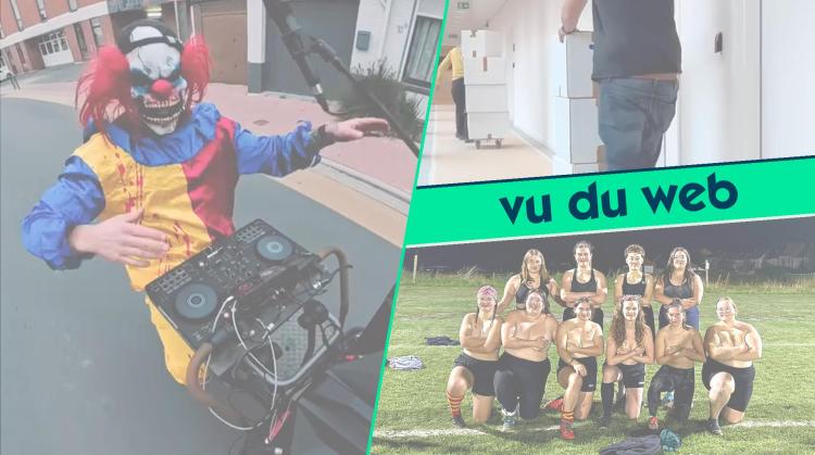 Vu du web : le rugby se bouge pour octobre rose, un clown DJ à Leers-Nord et le déménagement de la police de Mouscron