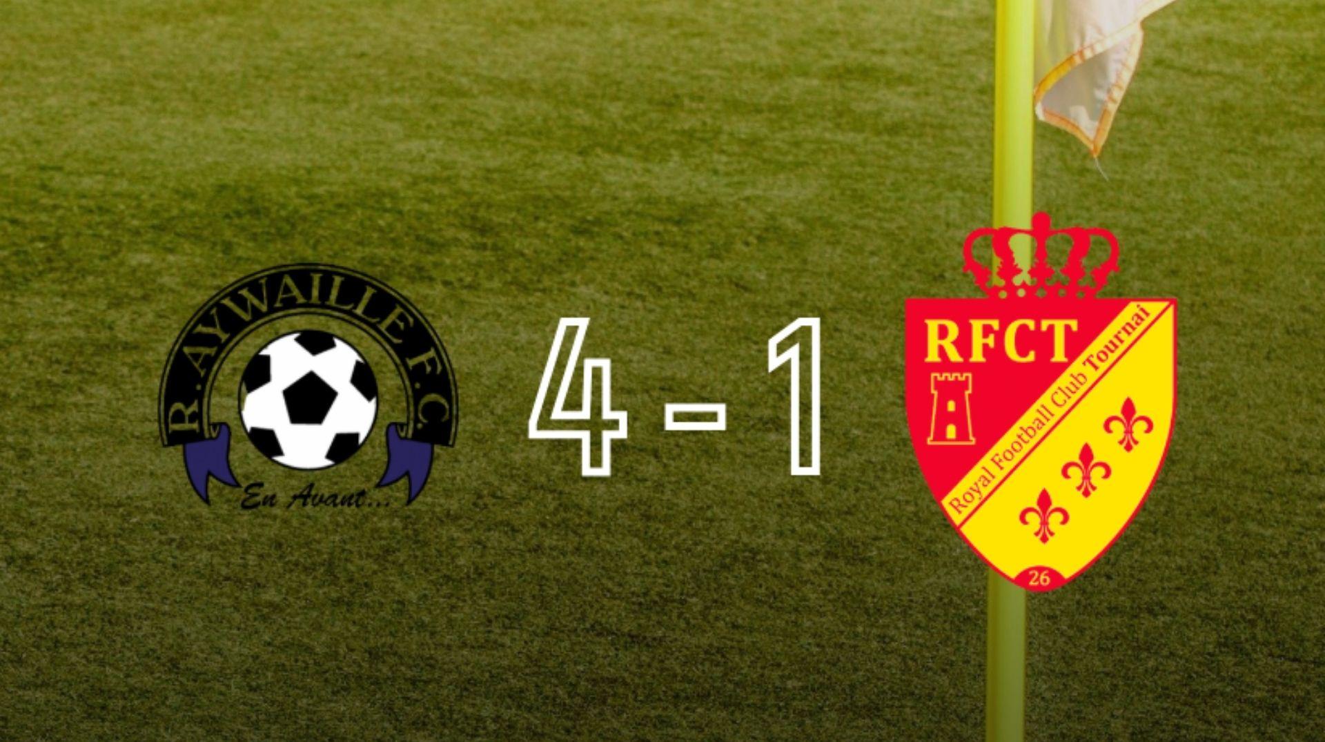 Football D2 ACFF : nouvelle déconvenue pour Tournai, en déplacement à Aywaille (4-1)