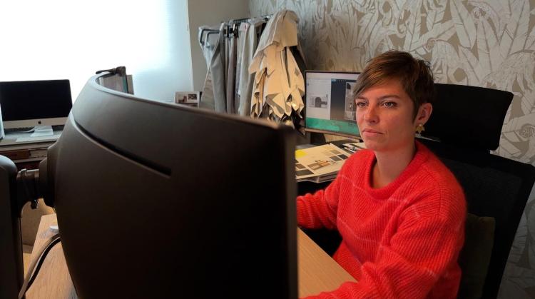 Hélène Vanneste joue avec les espaces, les ambiances et les couleurs pour habiller les intérieurs