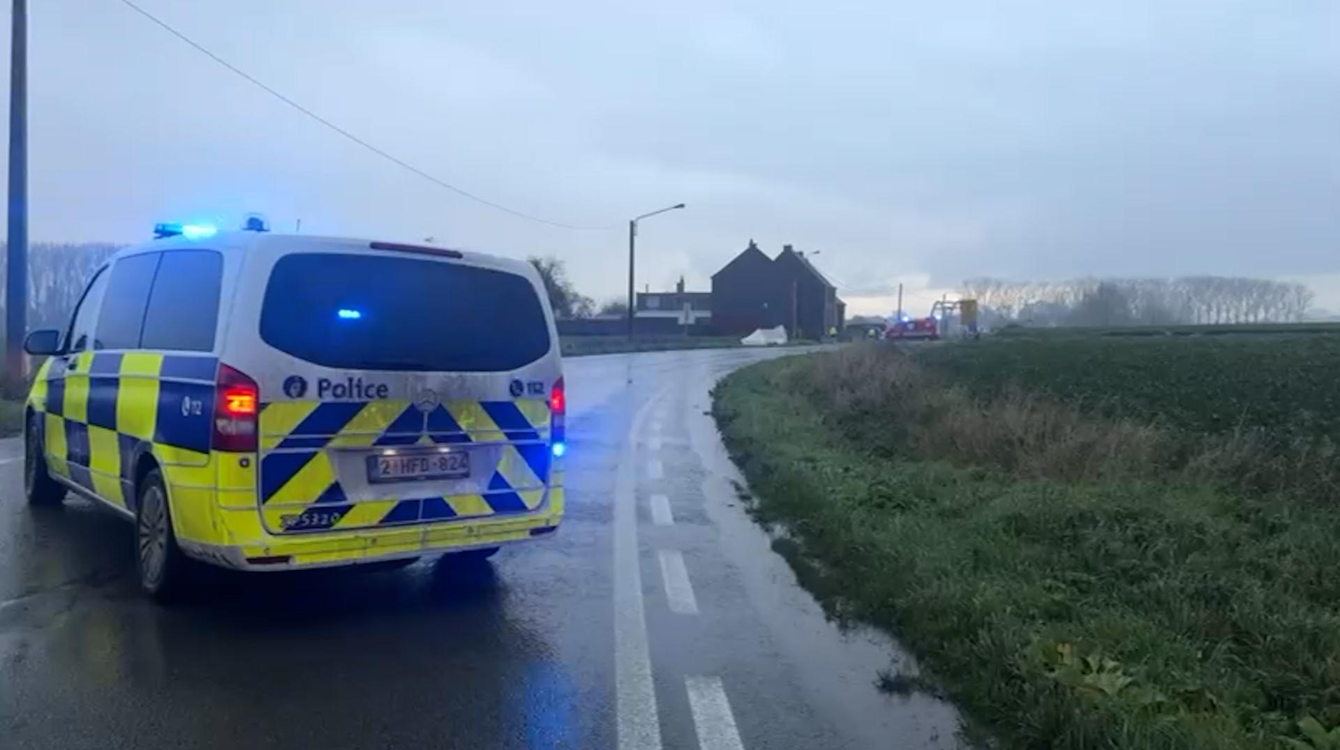 Warcoing : accident mortel sur la rue Royale, la circulation est déviée