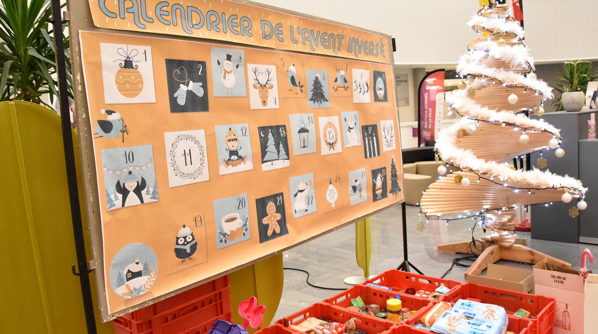 Mouscron relance son « Noël Solidaire » avec un calendrier de l’Avent inversé