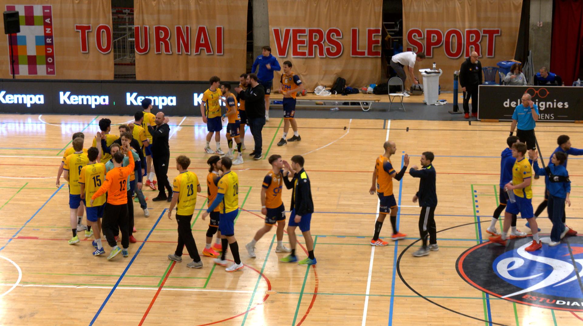 Handball D1 : l'Estudiantes Tournai s'impose contre Kraainem et retrouve la victoire (35-30)