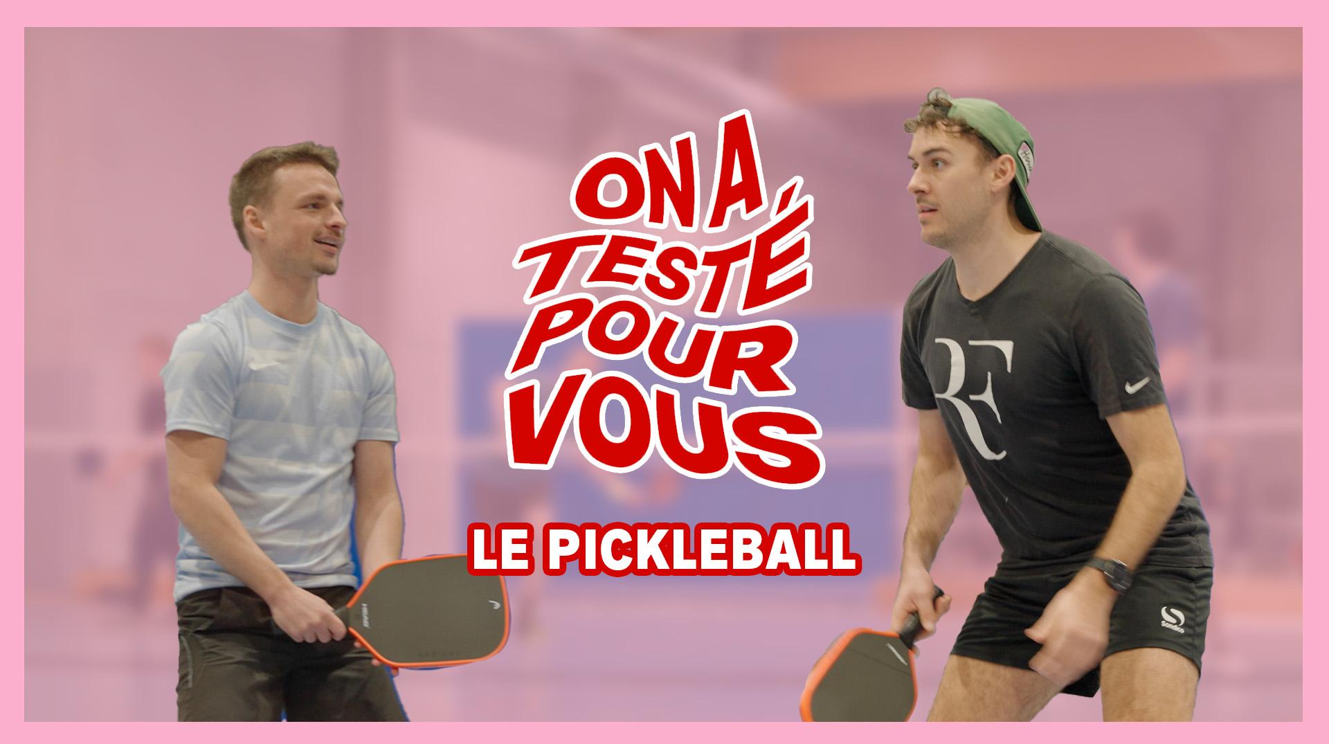 On a testé pour vous le pickleball avec le Pickleball Tournai