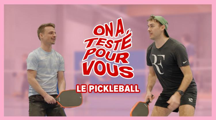 On a testé pour vous le pickleball avec le Pickleball Tournai