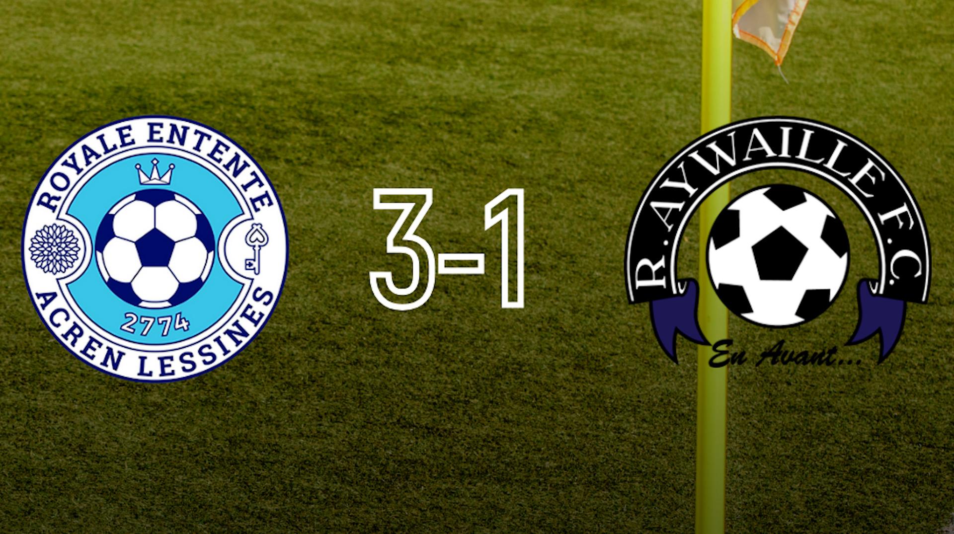 Football D2ACFF : victoire écrasante de la REAL contre Aywaille (3-1)