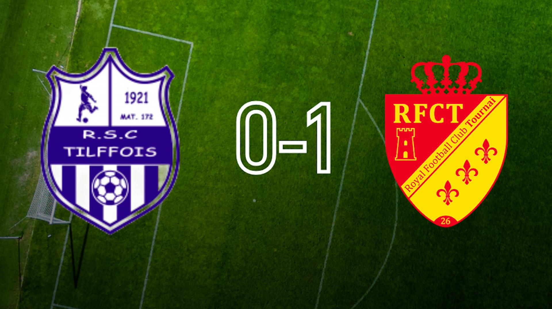 Football D2 ACFF : le RFC Tournai gagne son premier match de la saison contre le R.S.C. Tilffois (0-1)