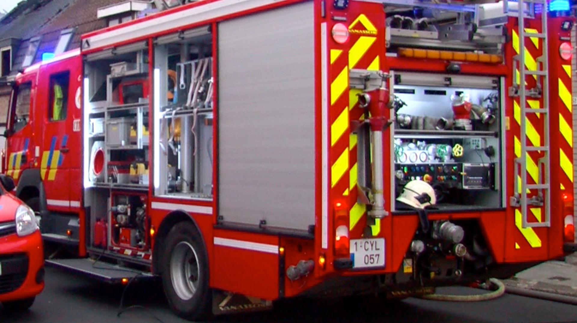 Un incendie à la rue de Tournai à Quevaucamps