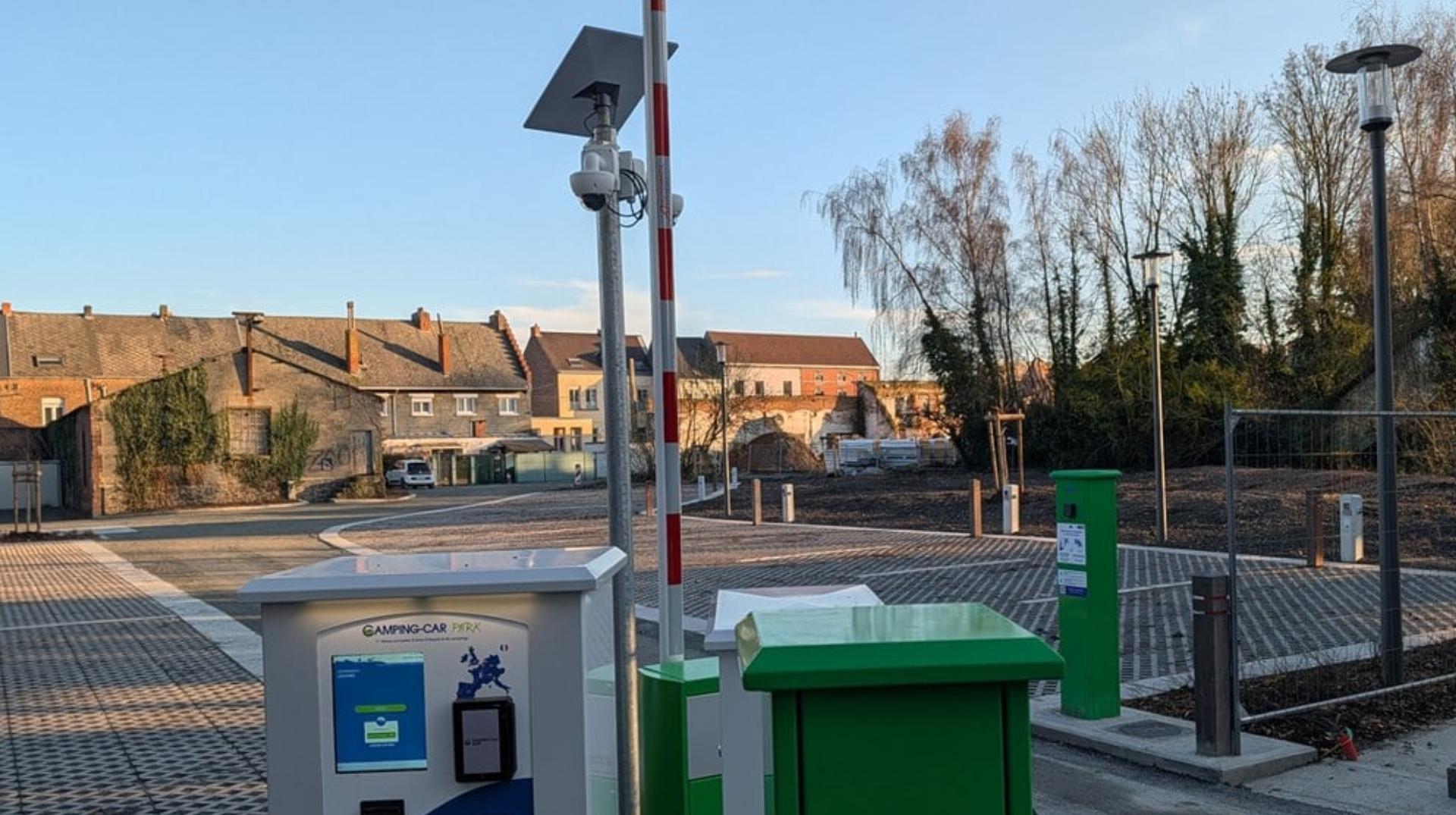 Un nouvelle aire de camping-cars à Lessines