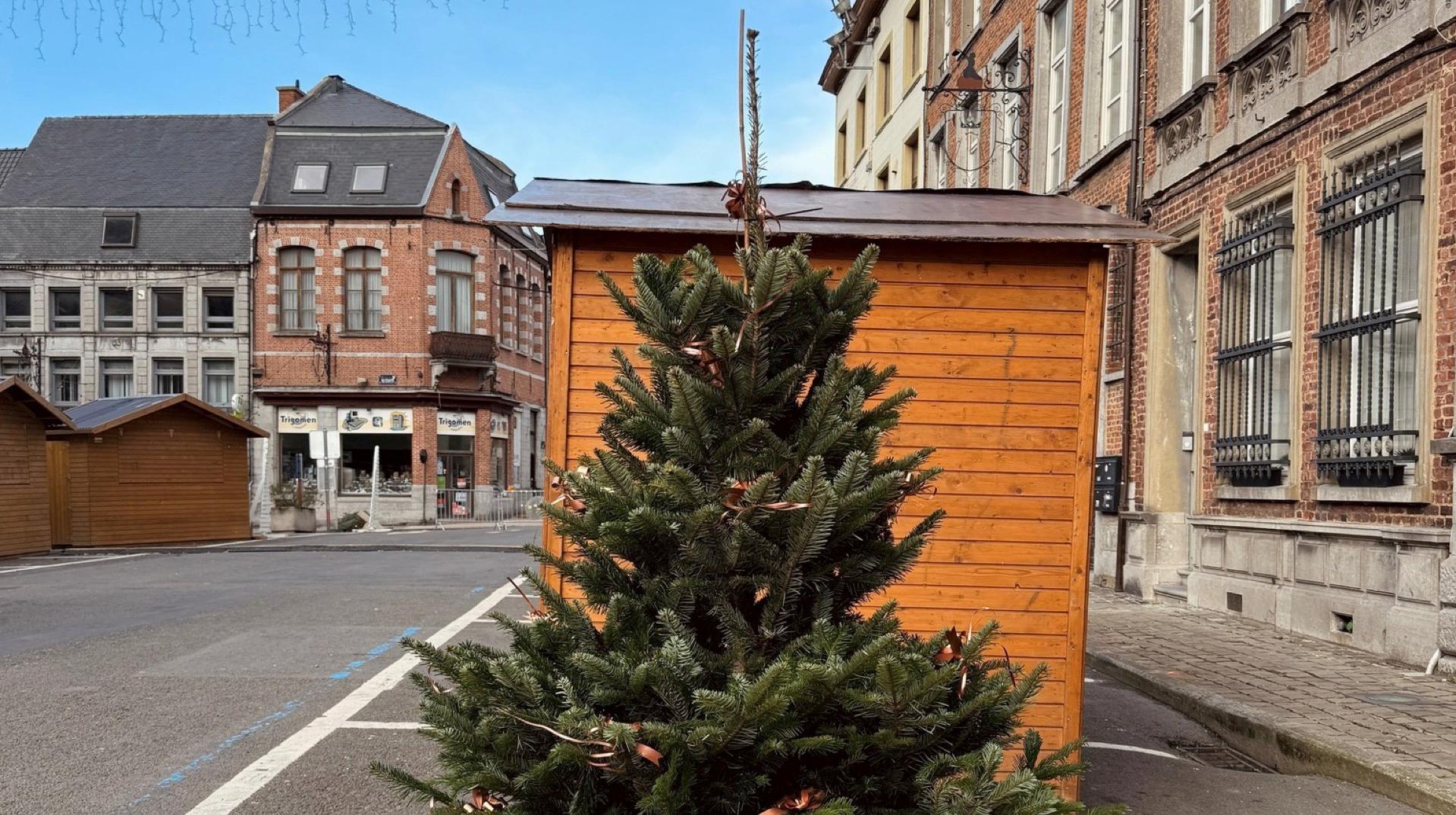 Enghien : la Ville d'Enghien offre les sapins du marché de Noël à ses citoyens