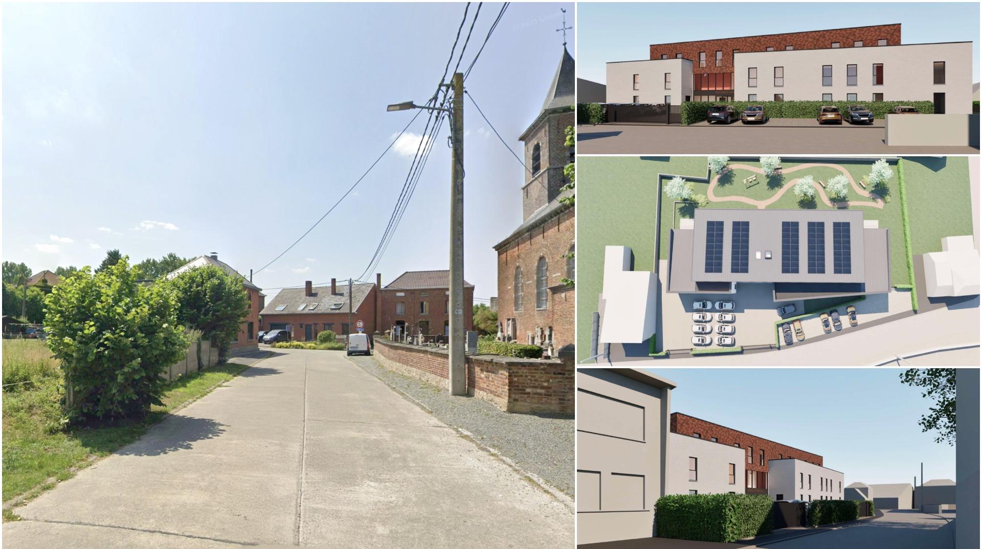 Lanquesaint : une demande de permis a été introduite pour la construction d’une résidence pour séniors à la rue du Saint Sacrement