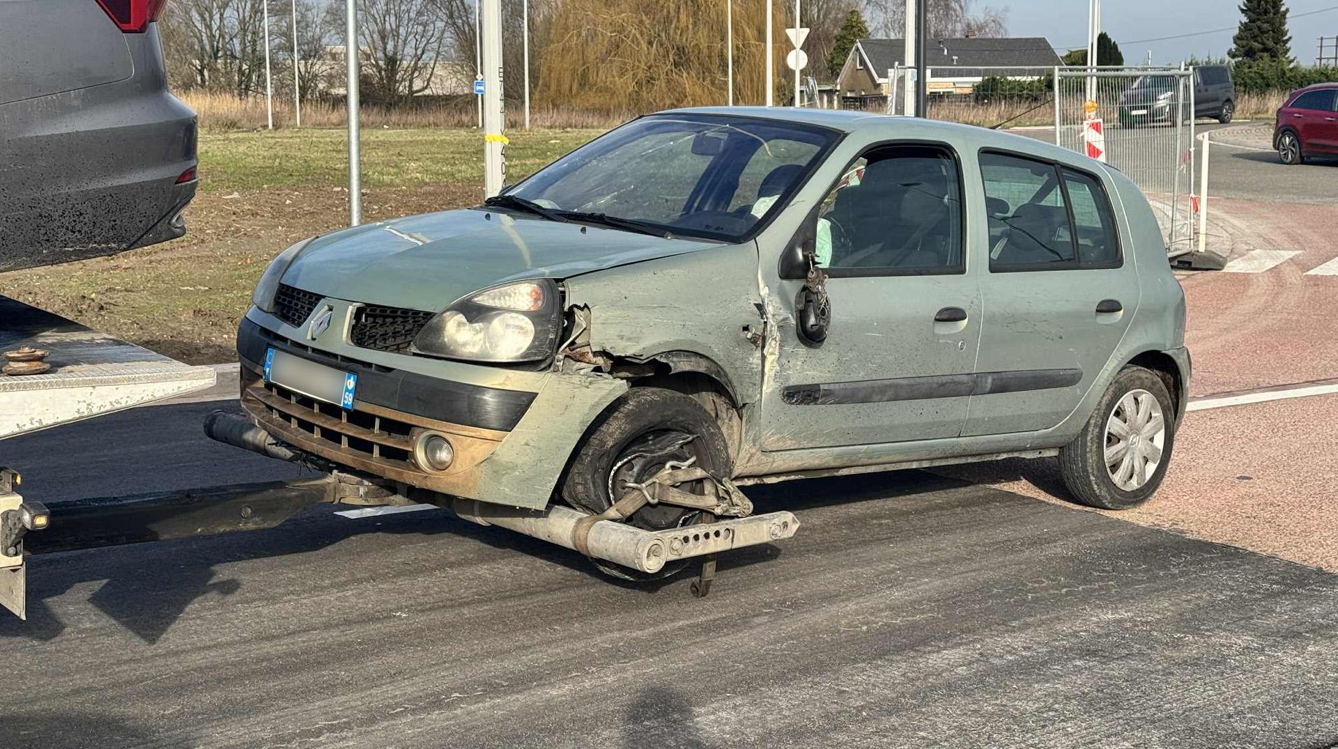 Estaimpuis : une course-poursuite se termine en collision sur la RN511