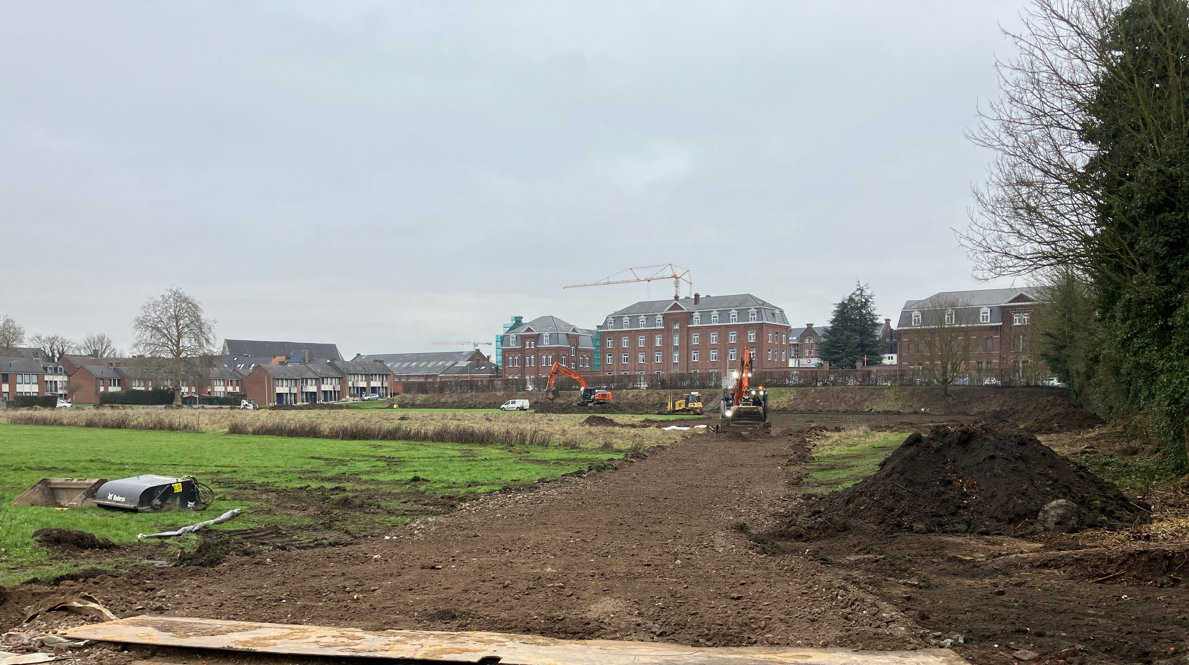 Le Luchet d'Antoing transformé en zone de parking pour l'armée