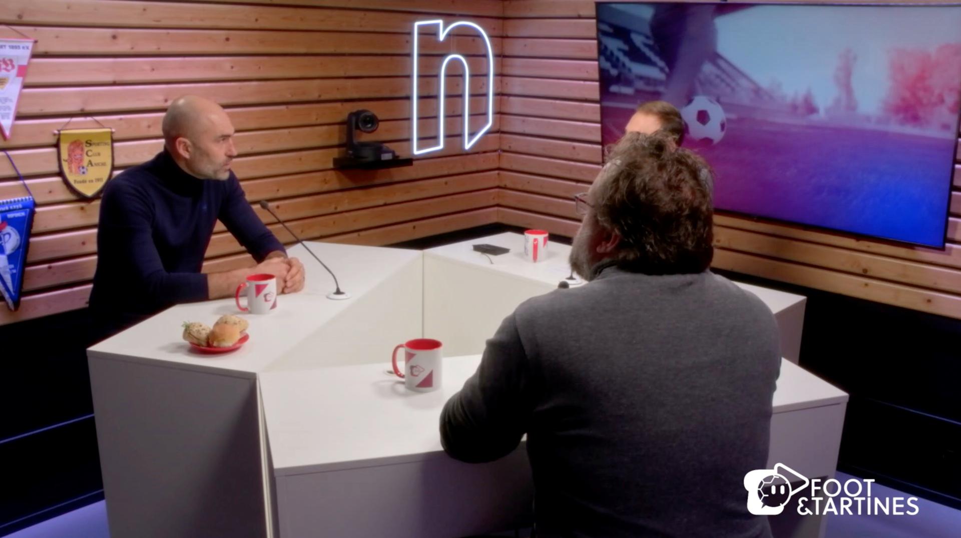 Foot & Tartines avec David Bourlard, Michaël Houwaert, Geoffrey Deconinck, Abdessamad Mkika et Mathias Gortz