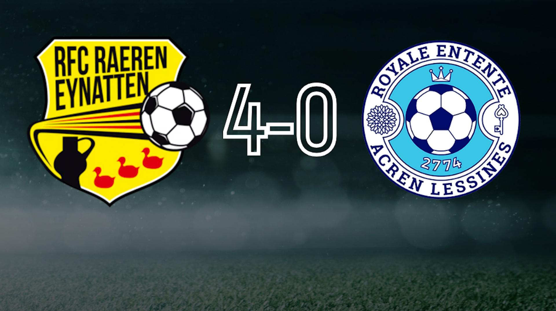 Football D2 ACFF : la REAL n’y arrive pas face à Raeren Eynatten (4-0)