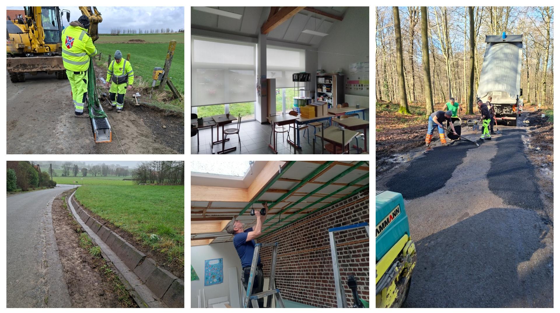 Frasnes : des travaux aux quatre coins de l'entité