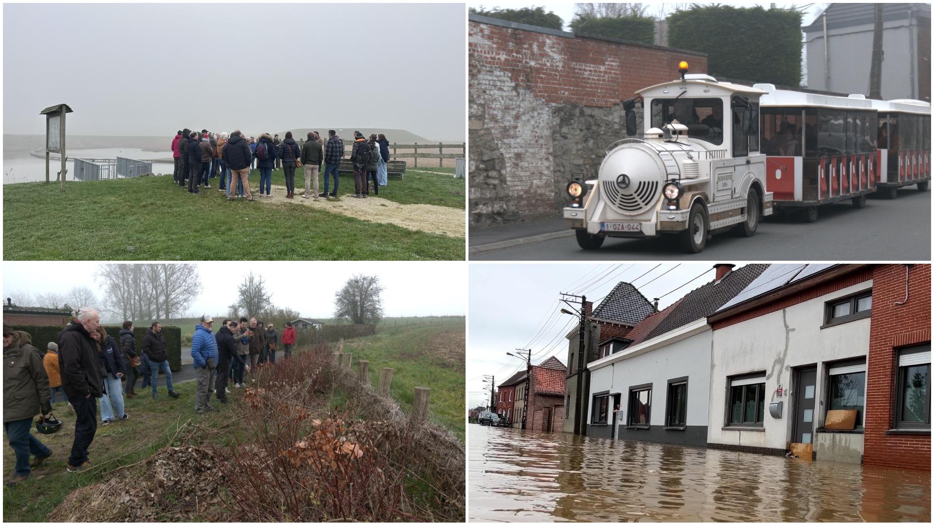 Tournai : les habitants de la vallée du rieu de Barges découvrent les aménagements contre les inondations
