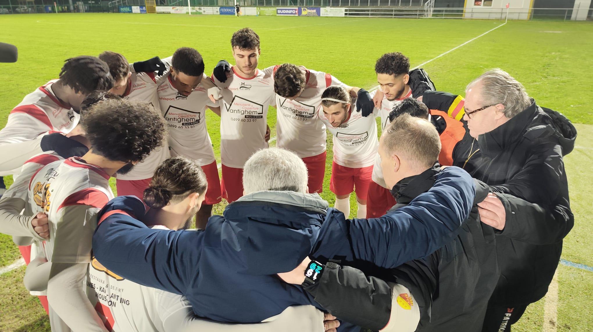 Football D2 ACFF : les Tournaisiens livrent une prestation courageuse pour leur grand retour