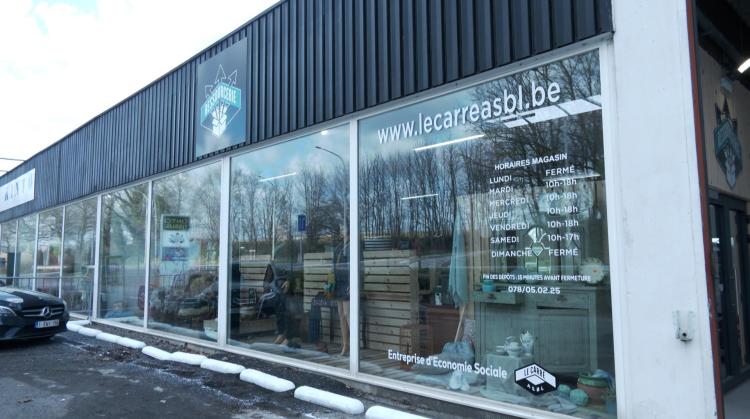 La Ressourcerie Le Carré s'installe à Leuze sur la N7
