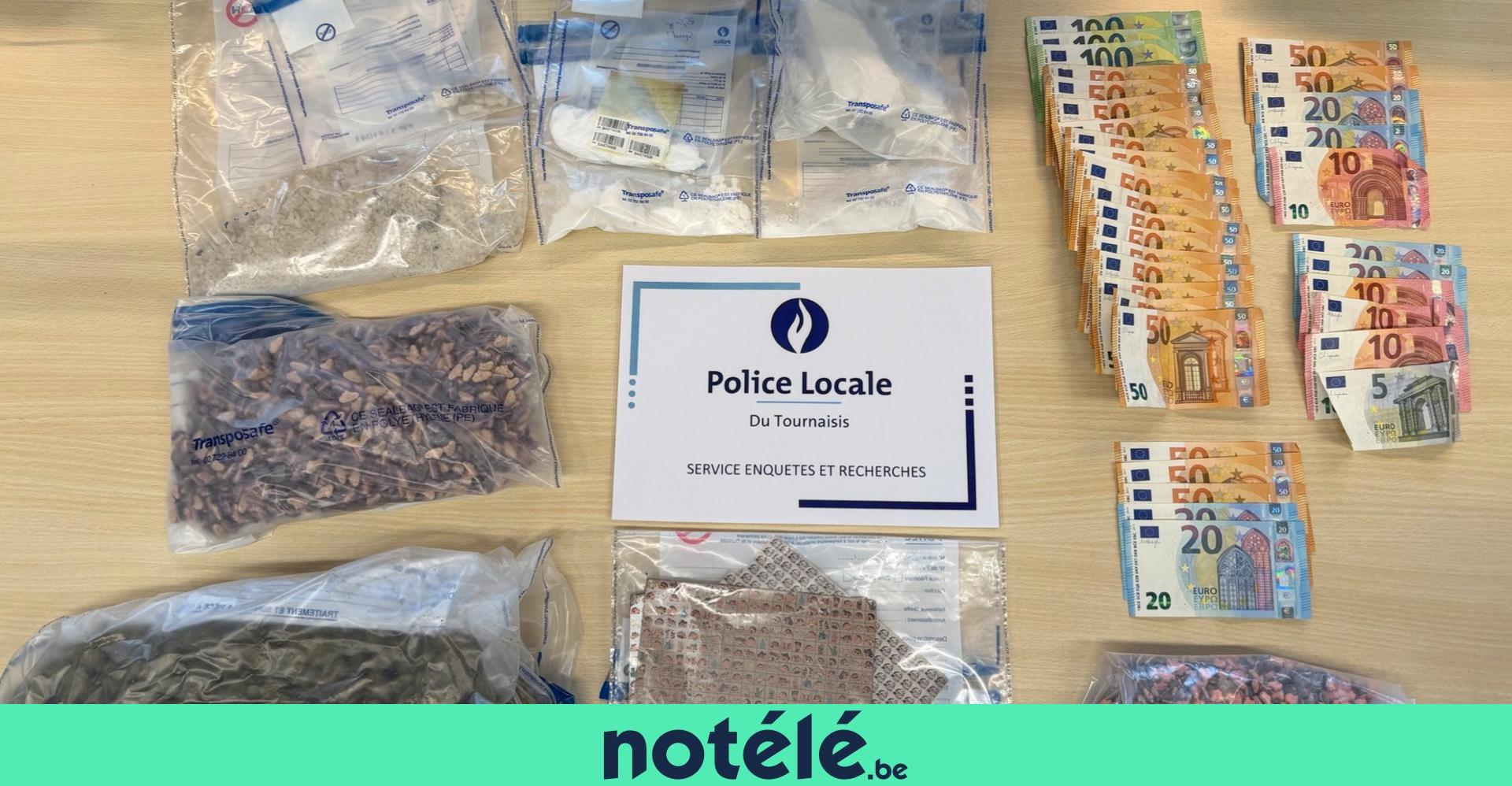 Importantes saisies de drogues et de cigarettes lectroniques suite  des  perquisitions dans le Tournaisis