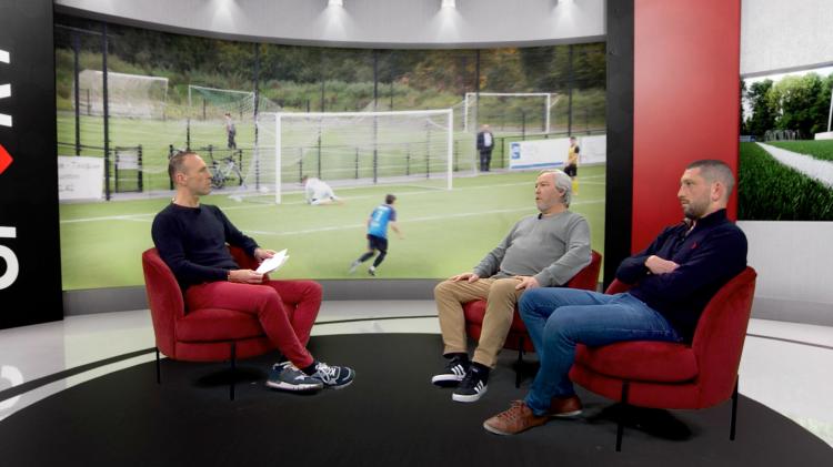 Au coeur du sport avec Adrien Vallera, joueur du CS Pays Vert et Denis Dehaene, manager de la REAL