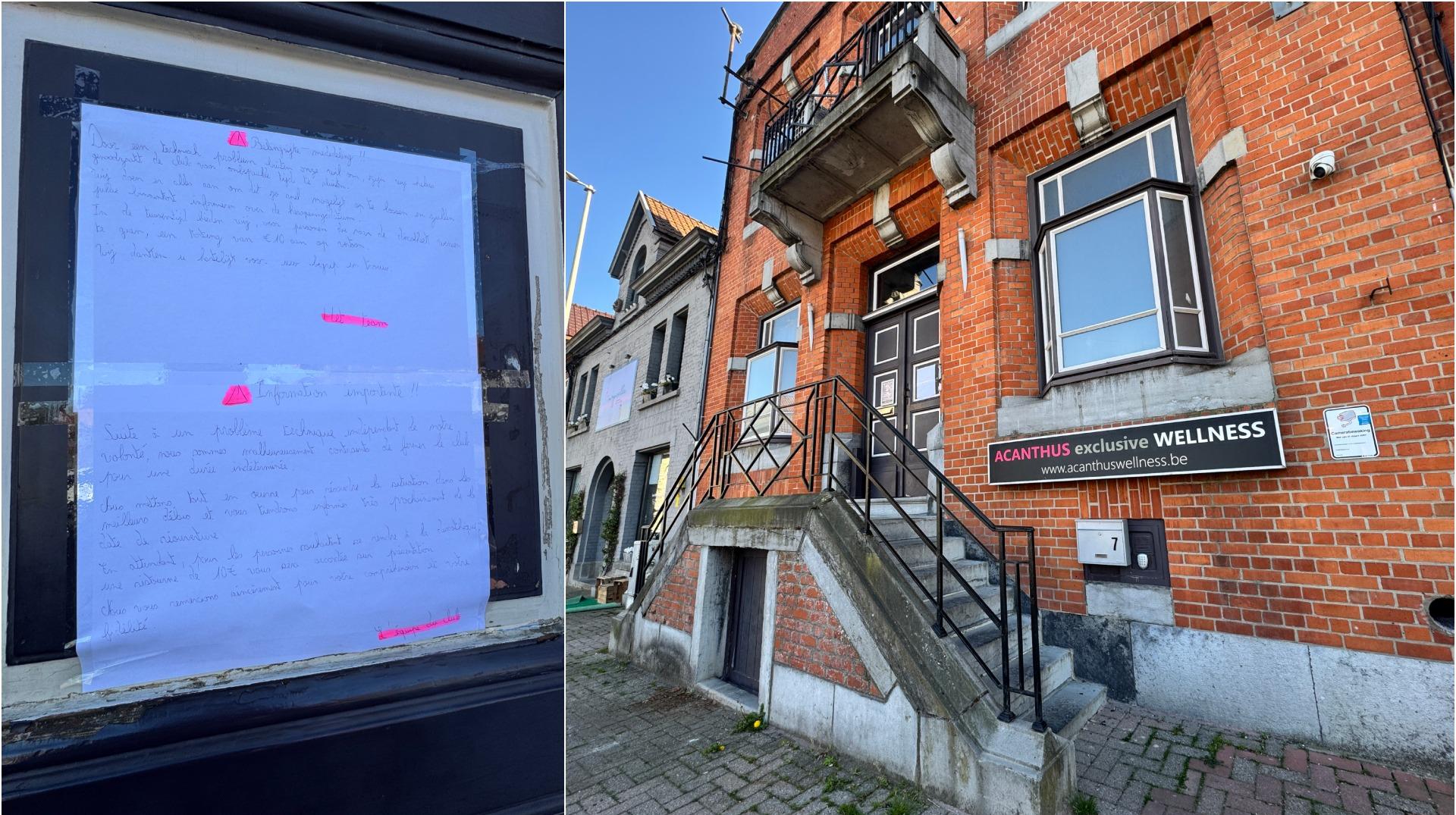 Pecq : le centre wellness Acanthus fermé temporairement pour «problème technique»