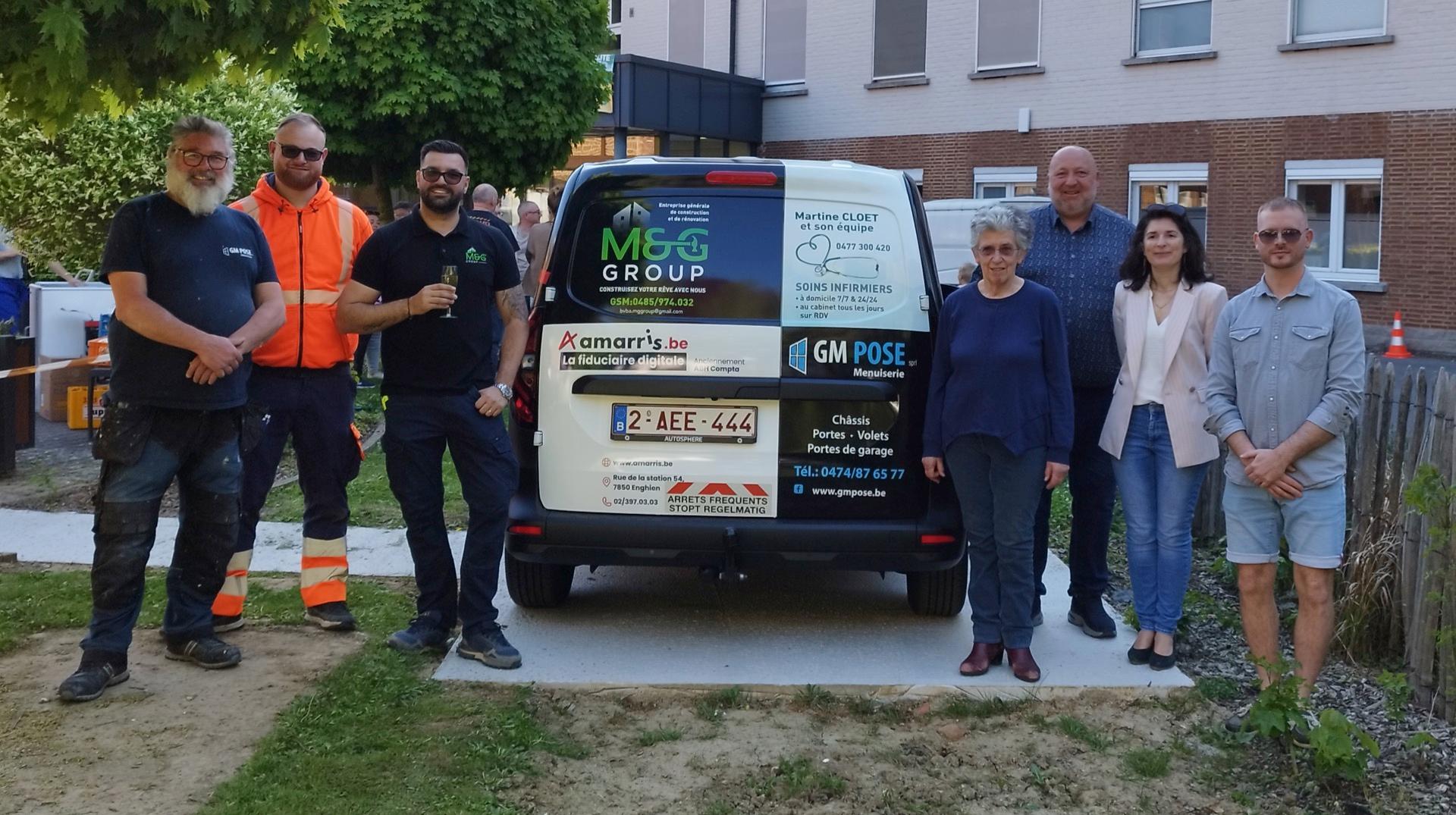 Le CPAS d'Enghien se dote d'un nouveau véhicule pour son service de repas à domicile