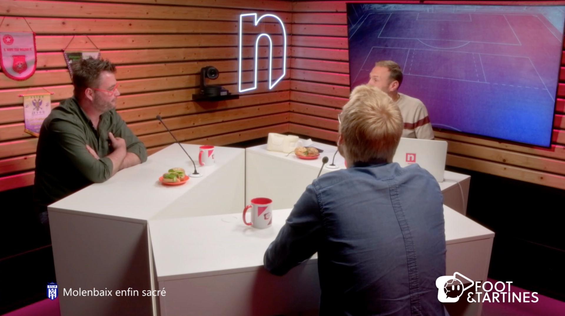 Foot & tartines avec Jean-François Hempte, Louis Claerebout, Geert Broeckaert, Thierry Rosvelds et Pierrick Bracaval
