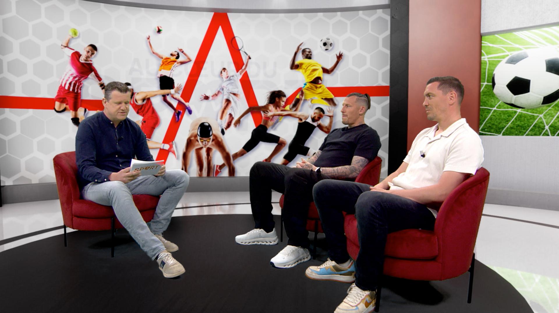 Au coeur du sport avec Yohan Brouckaert, joueur du Stade Mouscronnois et Sébastien Dewaest, joueur des Francs Borains