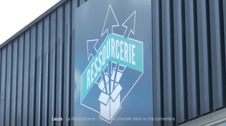 La Ressourcerie Le Carré s'installe à Leuze sur la N7