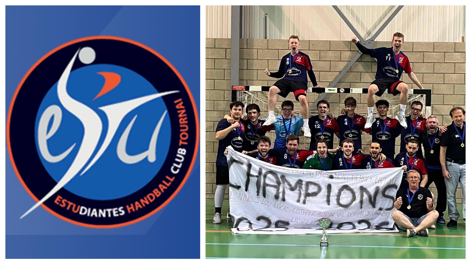 Handball : l’Estudiantes Tournai conclut sa saison sur une victoire, le HC Mouscron sur un titre de champion