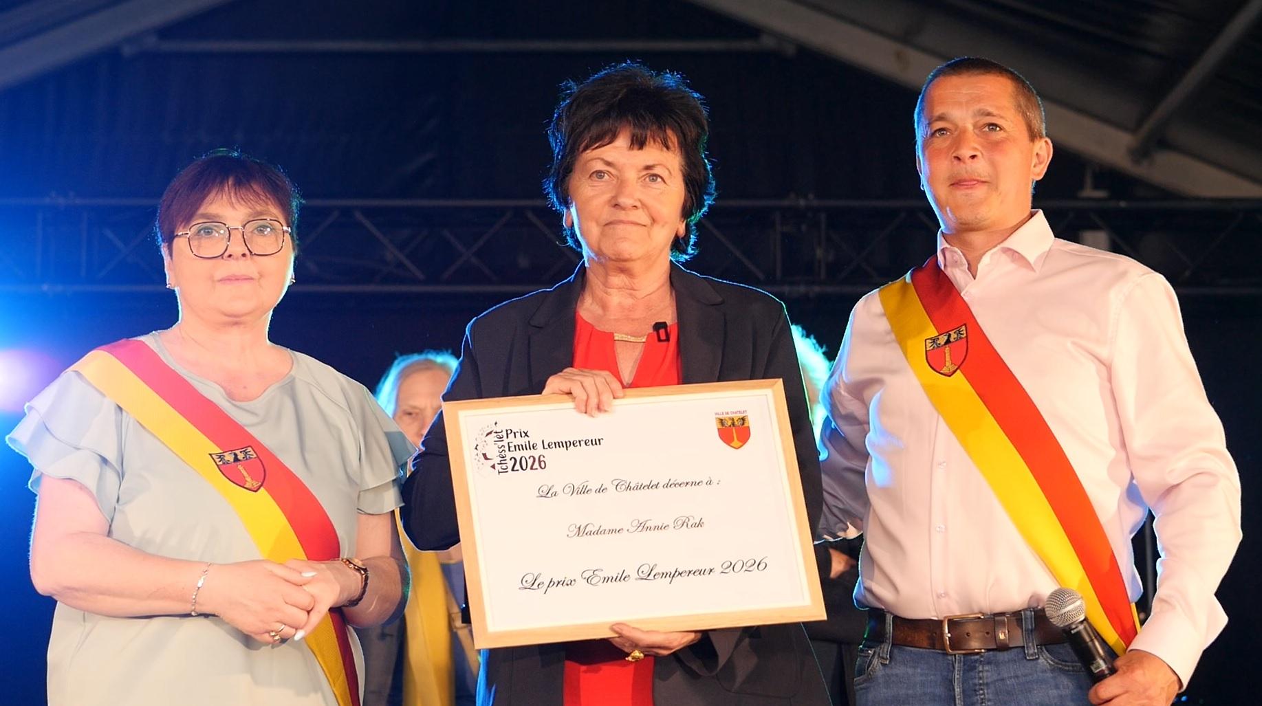 Picard : la Tournaisienne Annie Rak récompensée par le prix Émile Lempereur