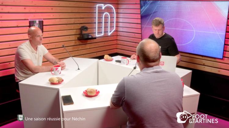 Foot & tartines avec Rémi Kéromest, Fabien Delbeeke, Yves Moreau, Michel Renard et Christophe Caulier