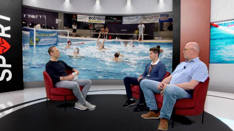 Au coeur du sport spécial water-polo avec François Droulez  (CNT) et Nicolin Fulgeanu (Royal Dauphins Mouscronnois)