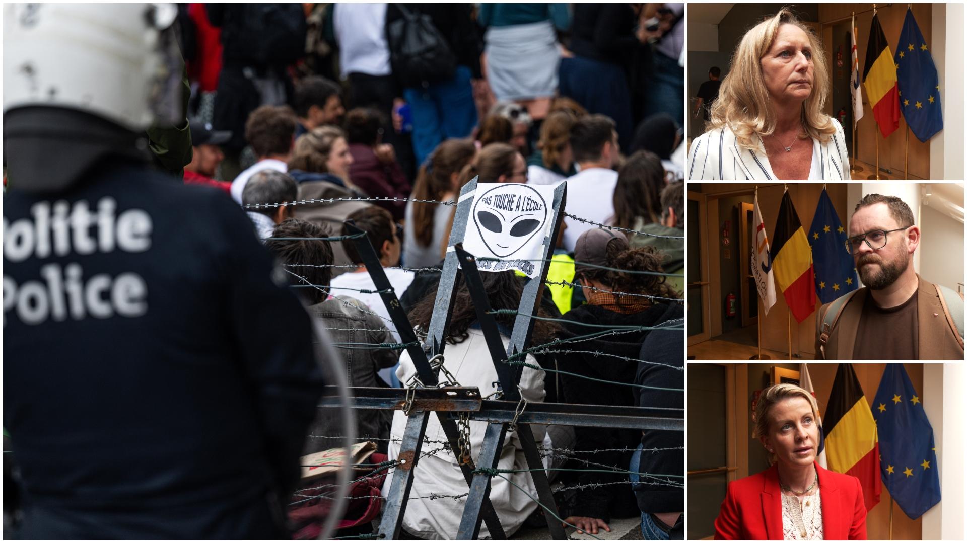 «Des mesures indispensables», »Repartir d'une page blanche» ,... : le Parlement de la Fédaration Wallonie-Bruxelles sous tension pour le vote de la réforme de l'enseignement