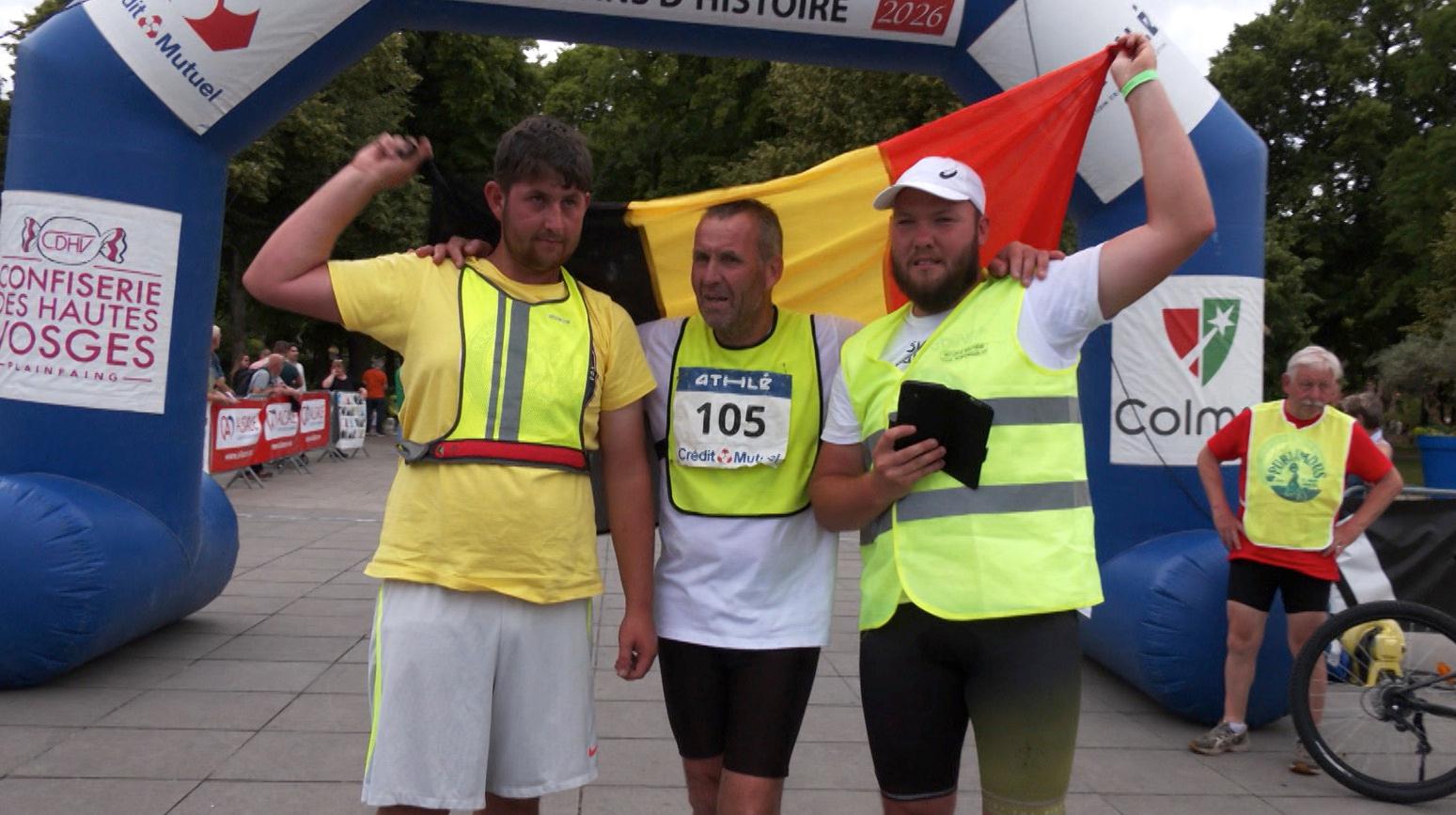 Marche athlétique : Pascal Biebuyck arrive troisième du Paris-Colmar